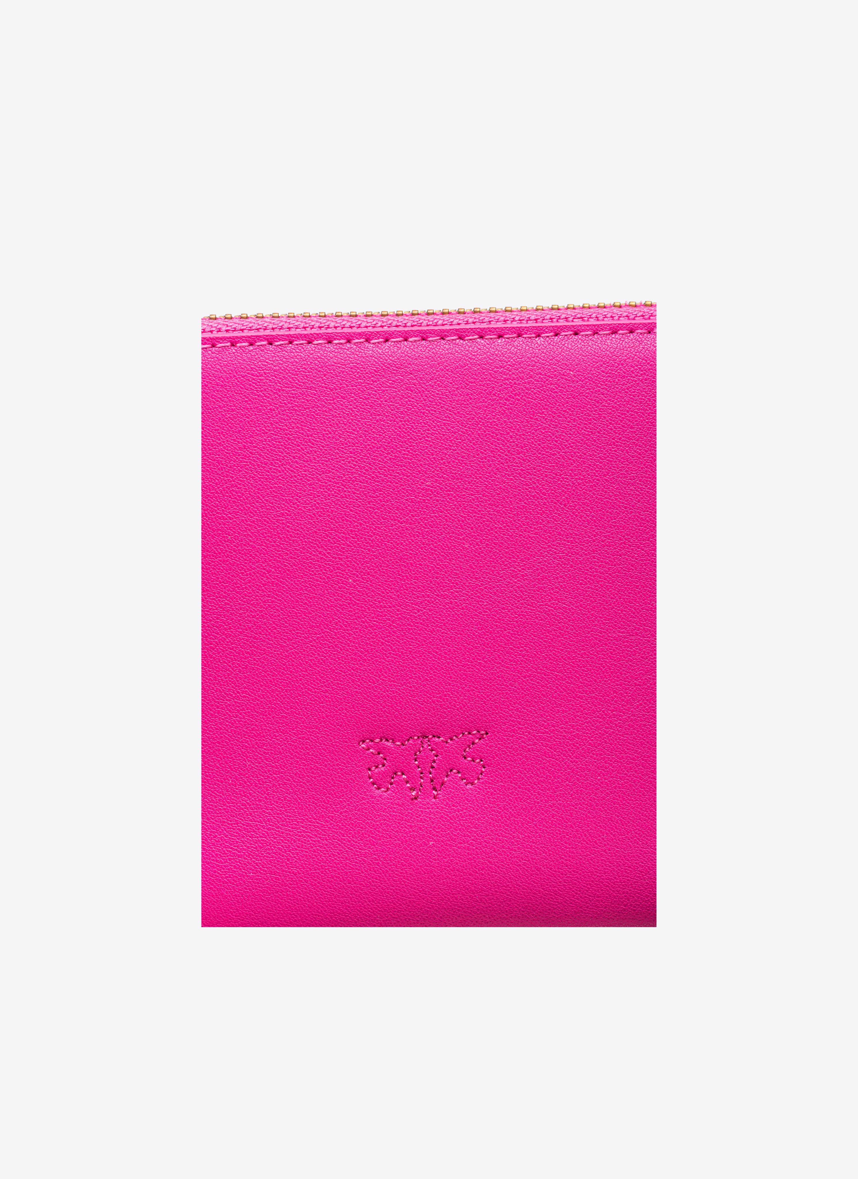 SQUARE LEATHER ZIP-AROUND PURSE - 5