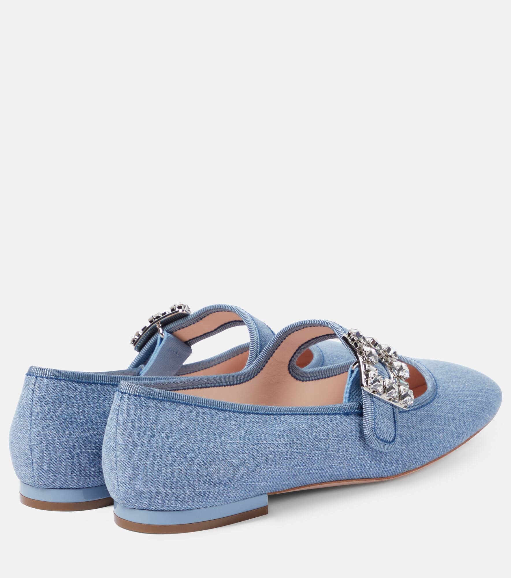Très Vivier Strass Buckle Babies ballet flats - 3