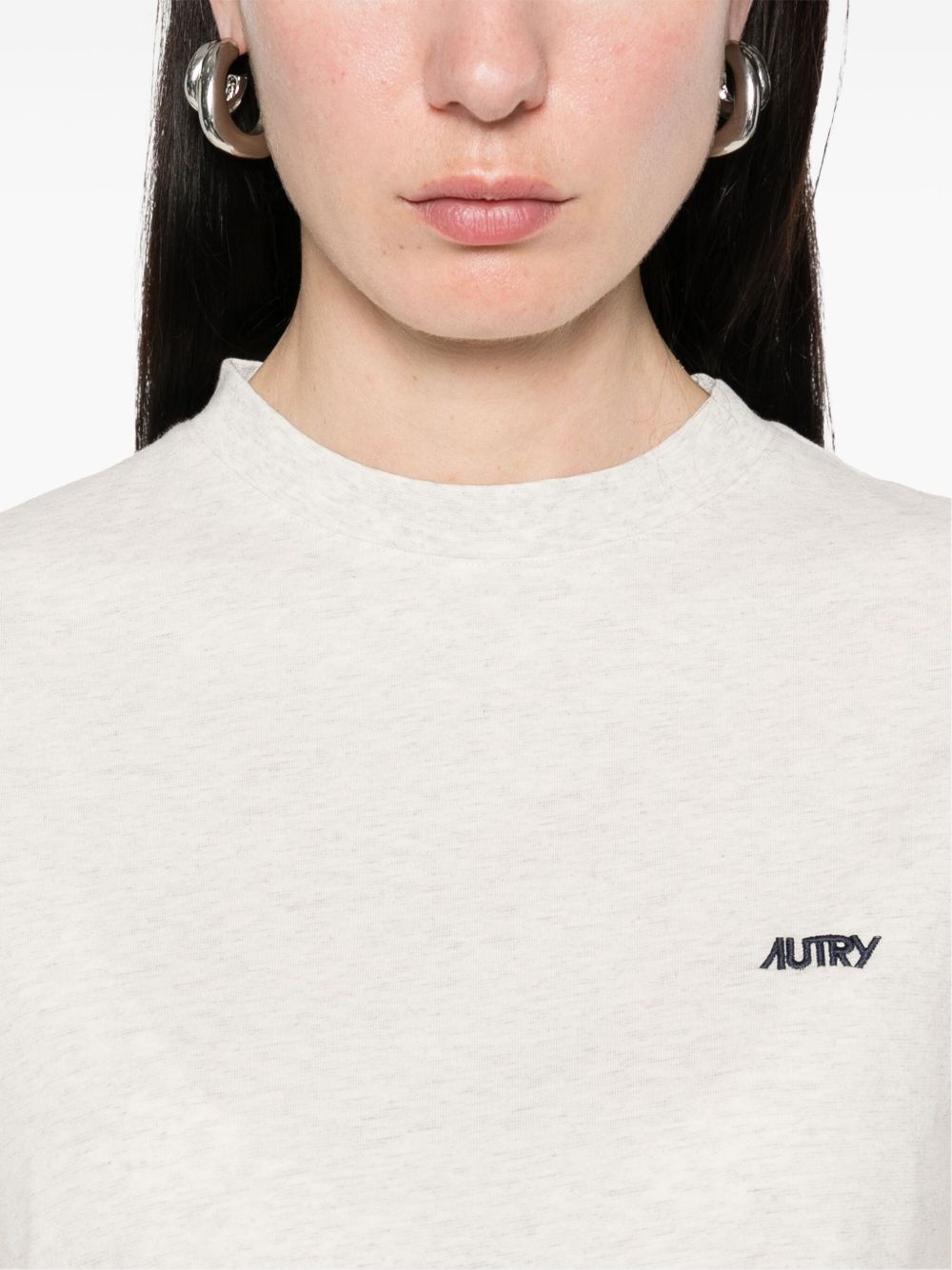 logo-embroidered T-shirt - 5
