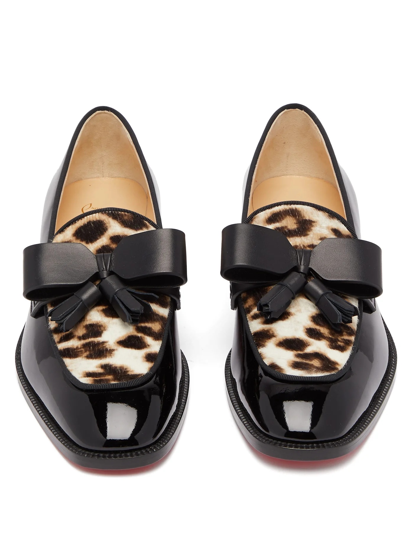 Carmela leopard-print pony hair & leather loafers - 5