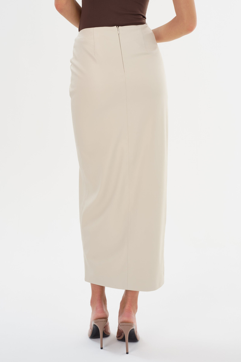 EILEEN | Faux Leather Maxi Skirt 6