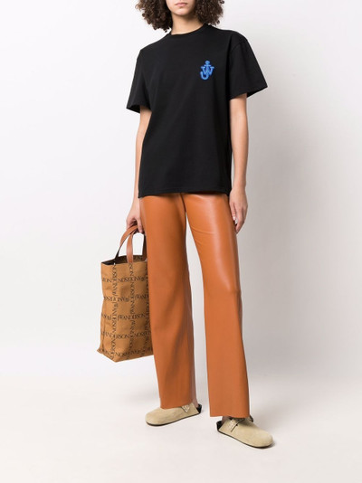 JW Anderson Anchor logo-patch T-shirt outlook