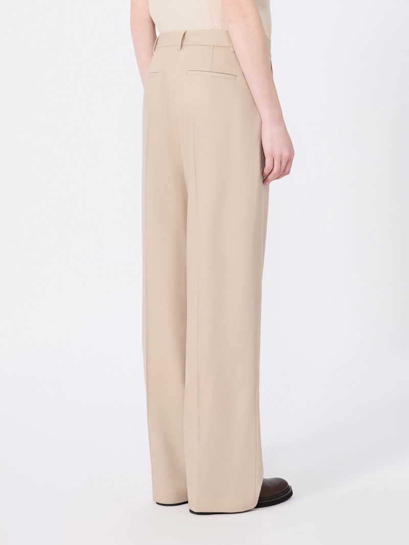 COTTAGE Regular-fit wool trousers - ALBINO 4