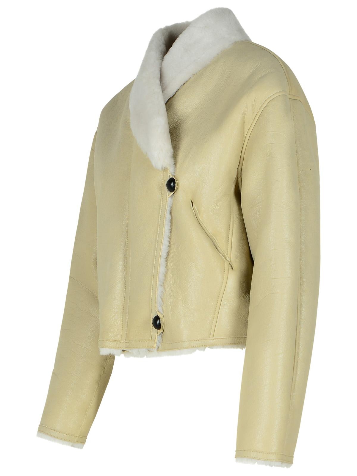 Isabel Marant Isabel Marant 'Eriana' Grey Leather Sheepskin