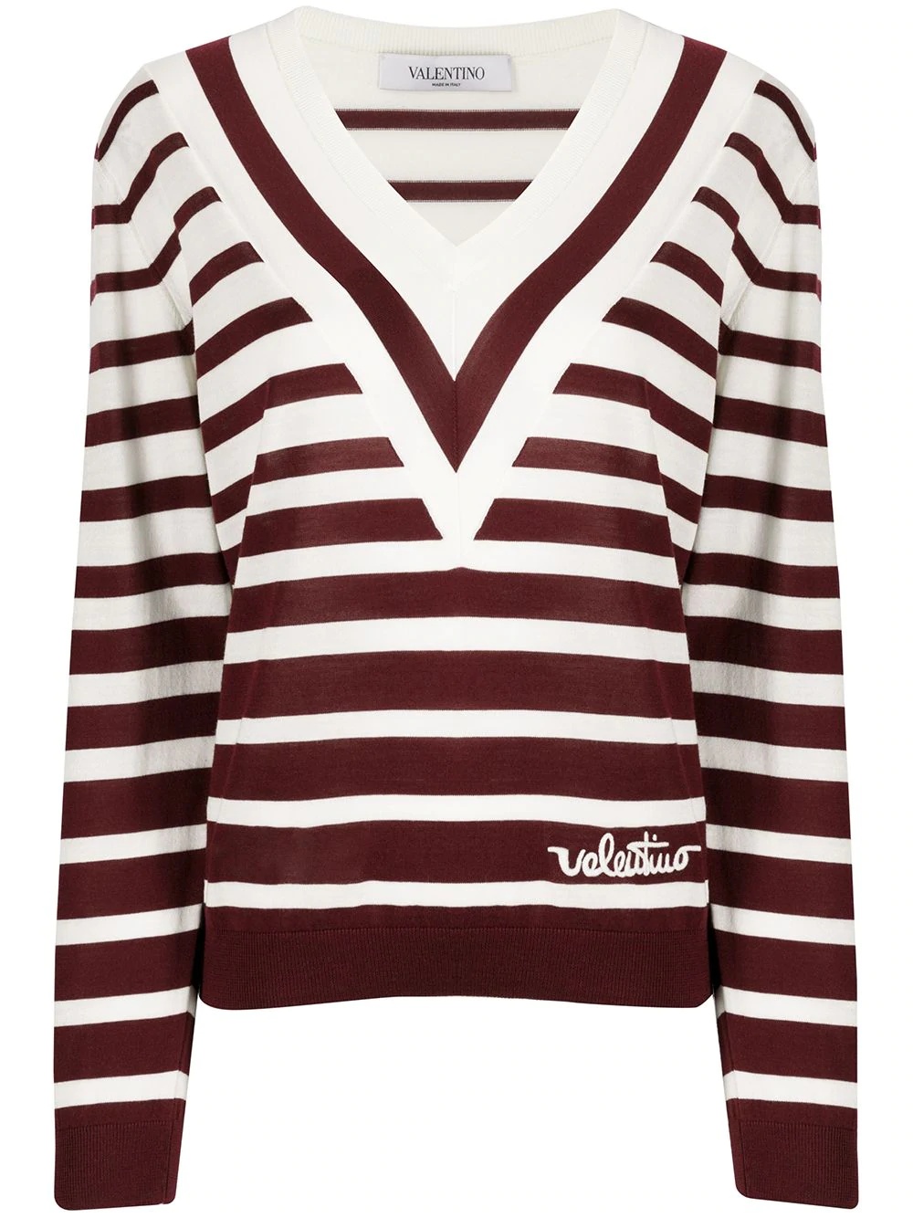 signature logo striped jumper - 1