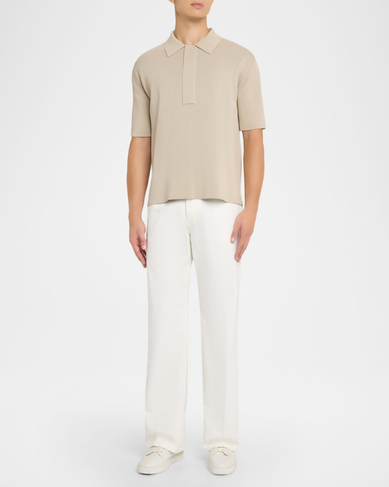 FERRAGAMO Men's Straight-Flare Denim Five-Pocket Pants outlook