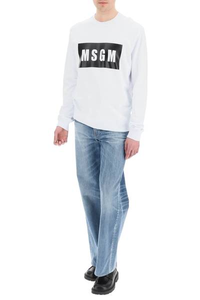 MSGM LOGO BOX SWEATSHIRT outlook