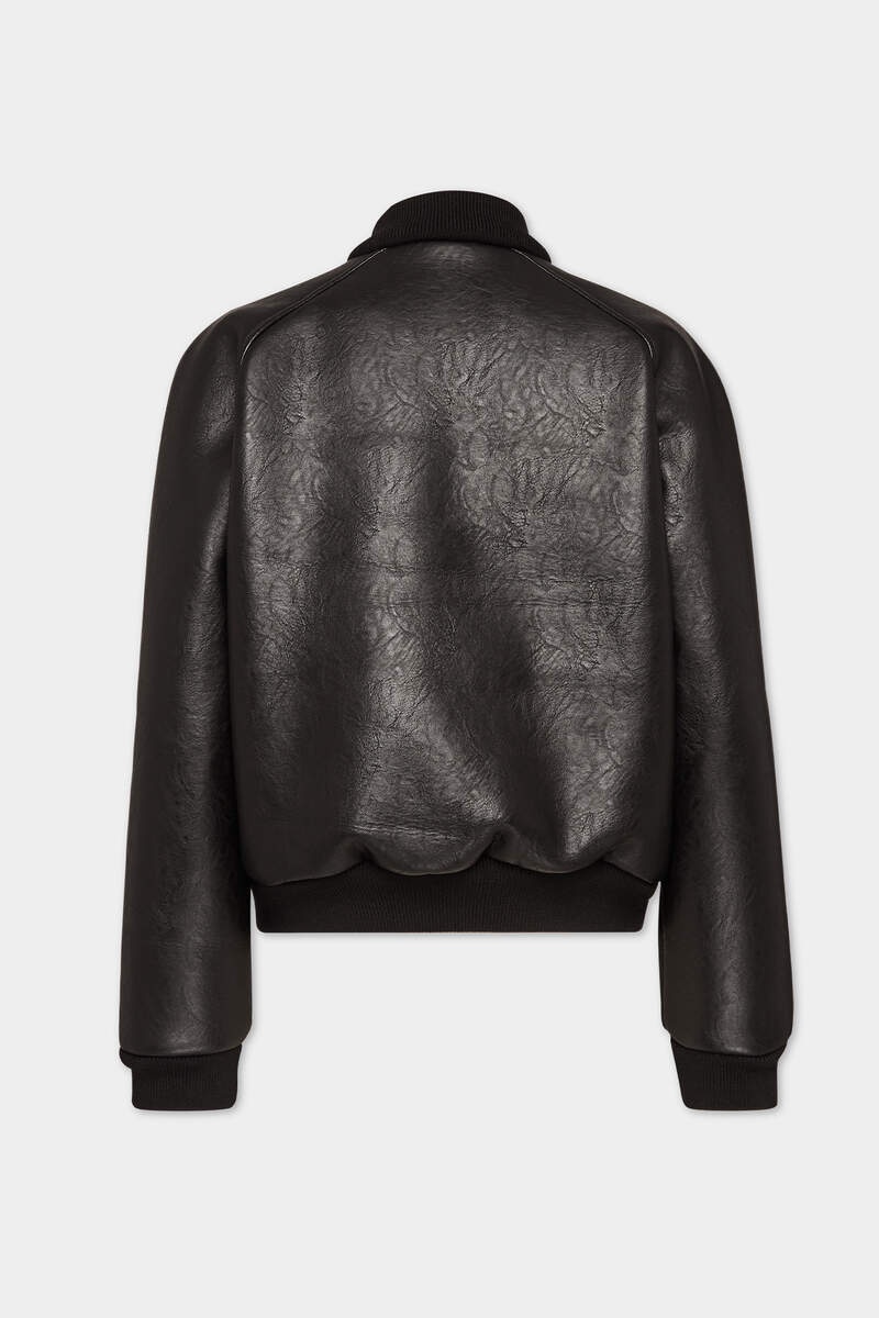 FAUX SHEARLING BOMBER JACKET - 2