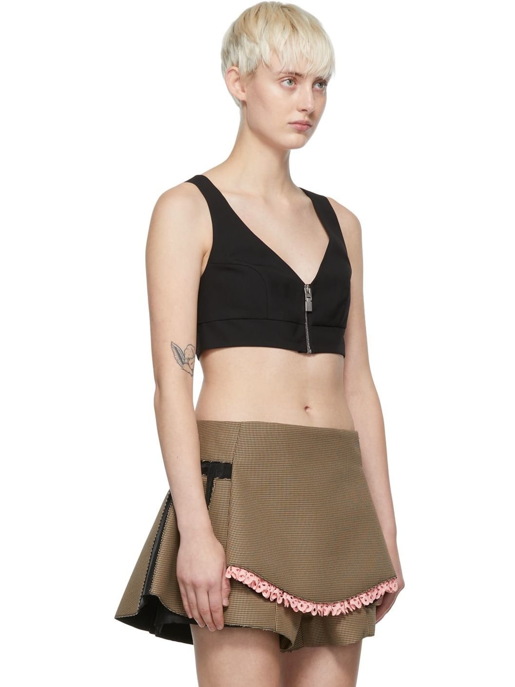 Black Wool Tank Top - 2