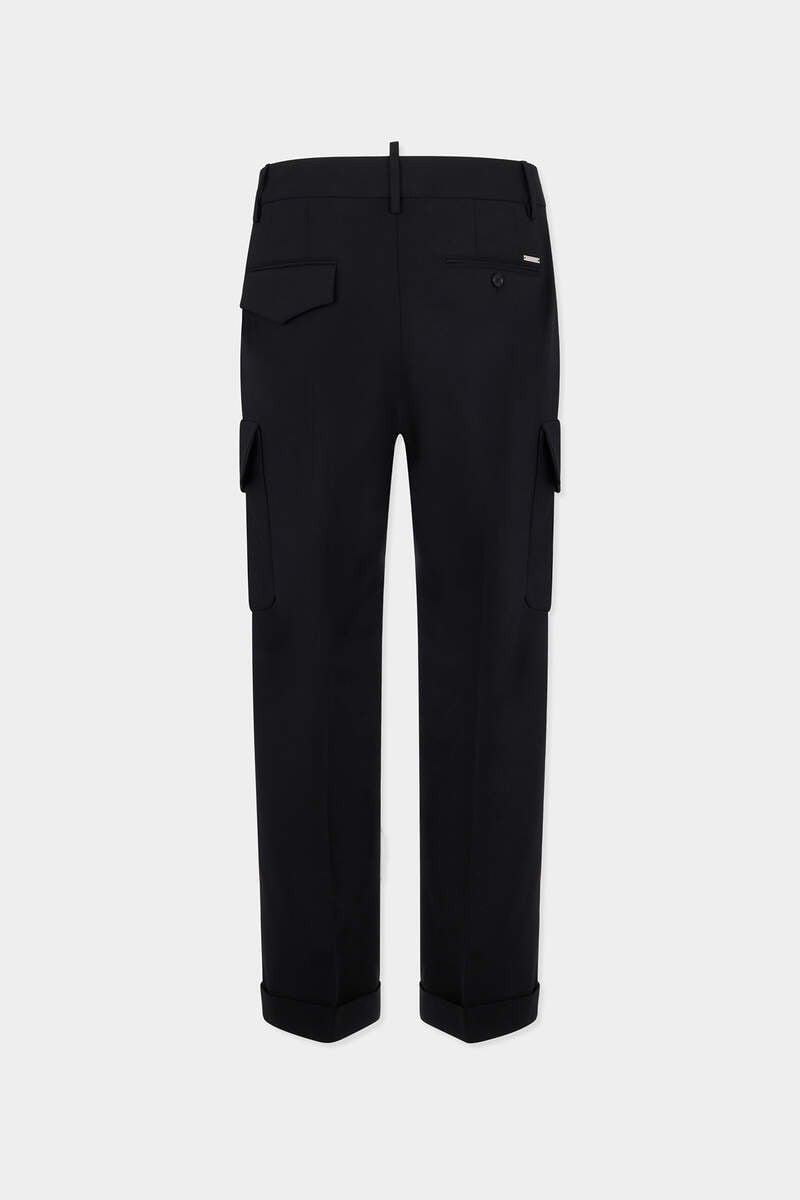DSQUARED2 TROPICAL WOOL STRAIGHT CARGO PANT outlook