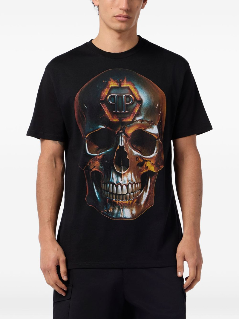 PHILIPP PLEIN printed round-neck T-shirt outlook