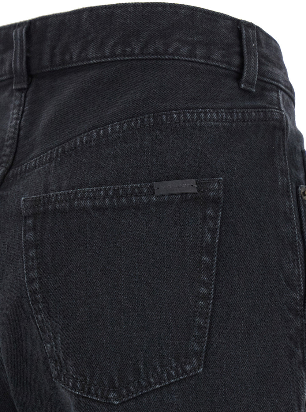 Saint Laurent Women 'Vanessa' Black Five-Pocket Style Jeans In Cotton Woman - 3