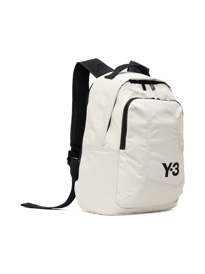 Y-3 White Classic Backpack outlook