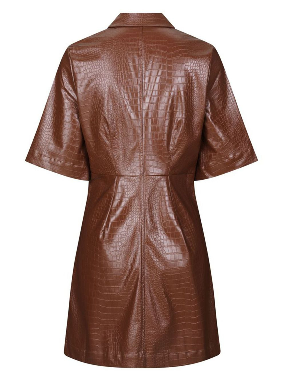 Myla short-sleeve shirt dress - 5