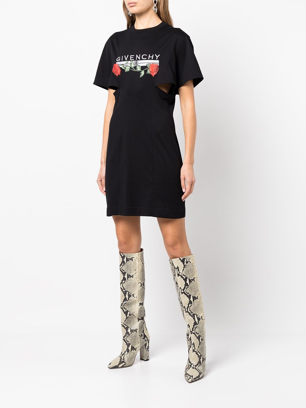 embroidered 4G T-shirt dress - 3