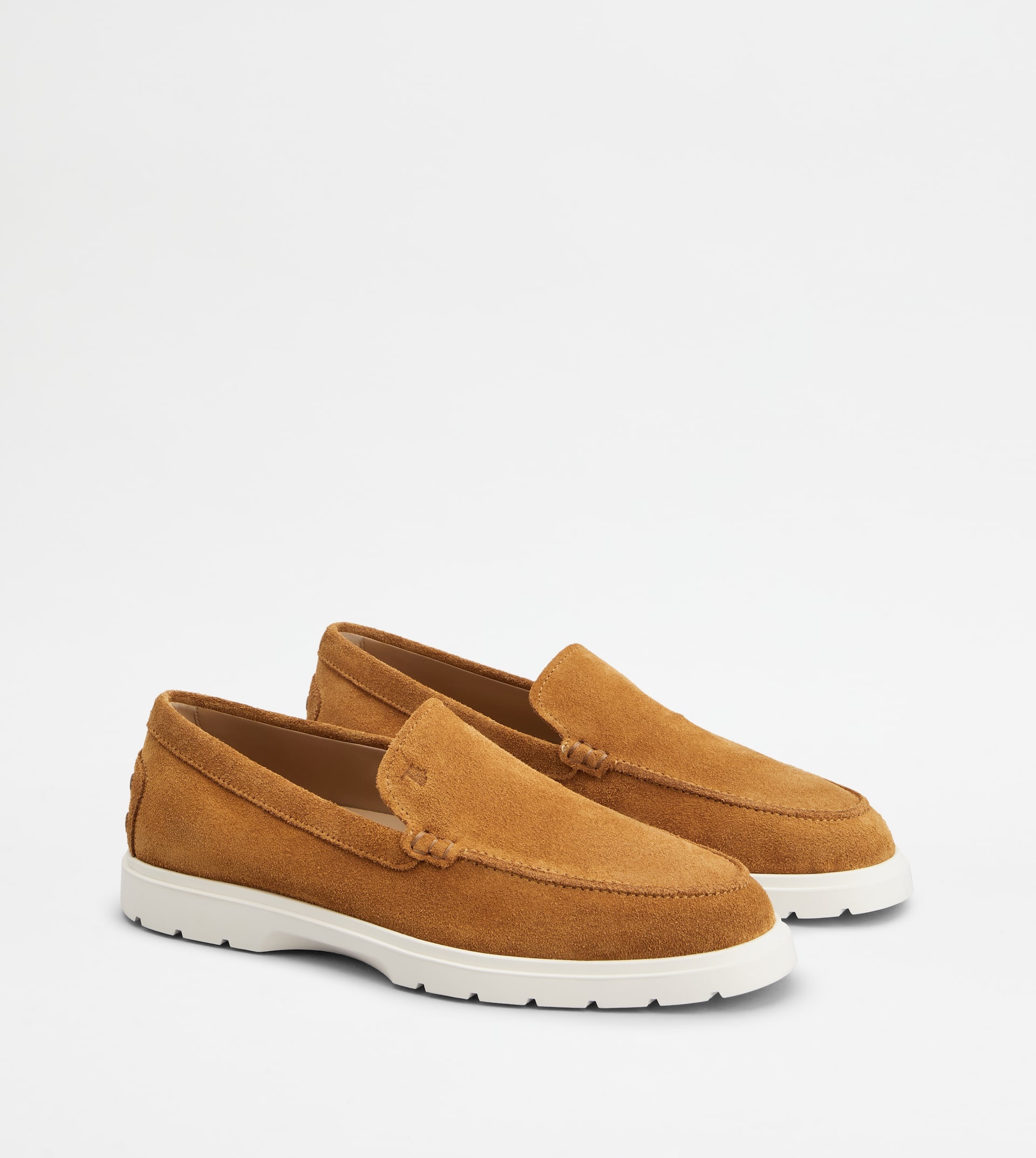 SLIPPER LOAFERS IN SUEDE - BROWN - 2