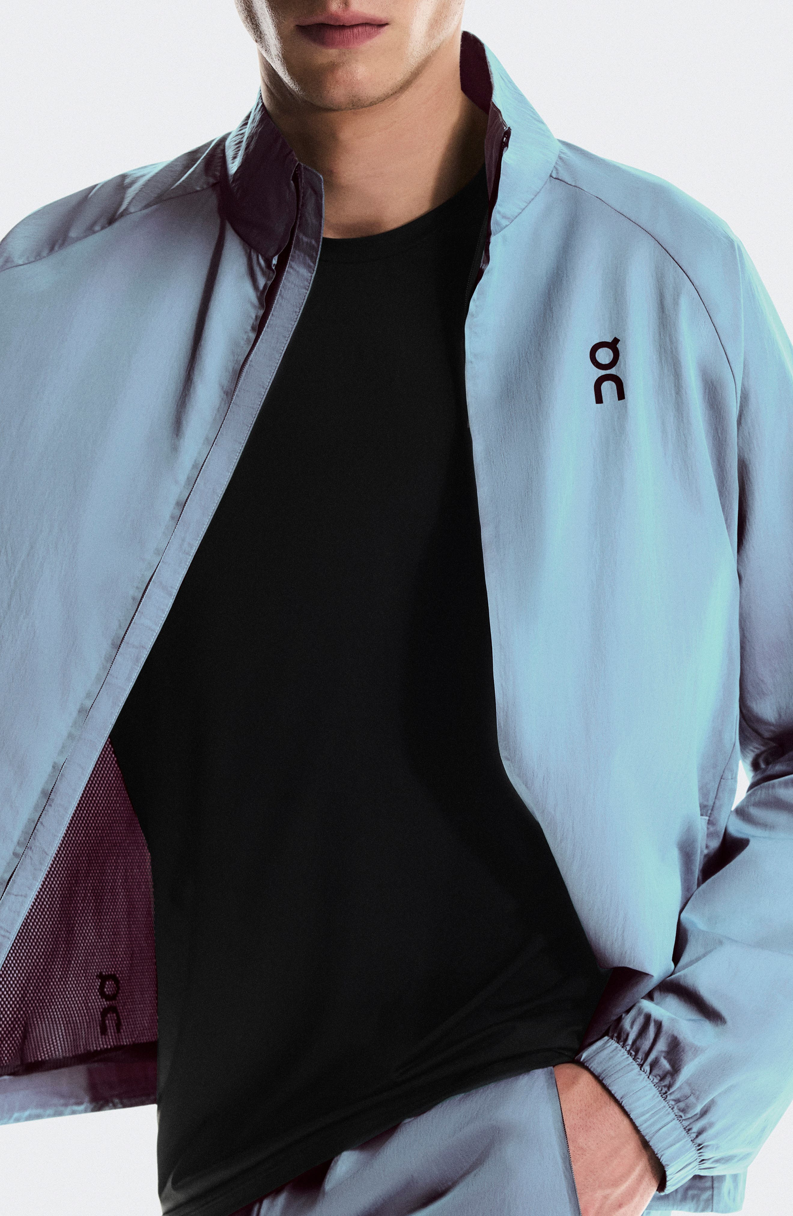 On Court Water Repellent Track Jacket in Geyser at Nordstrom - 3