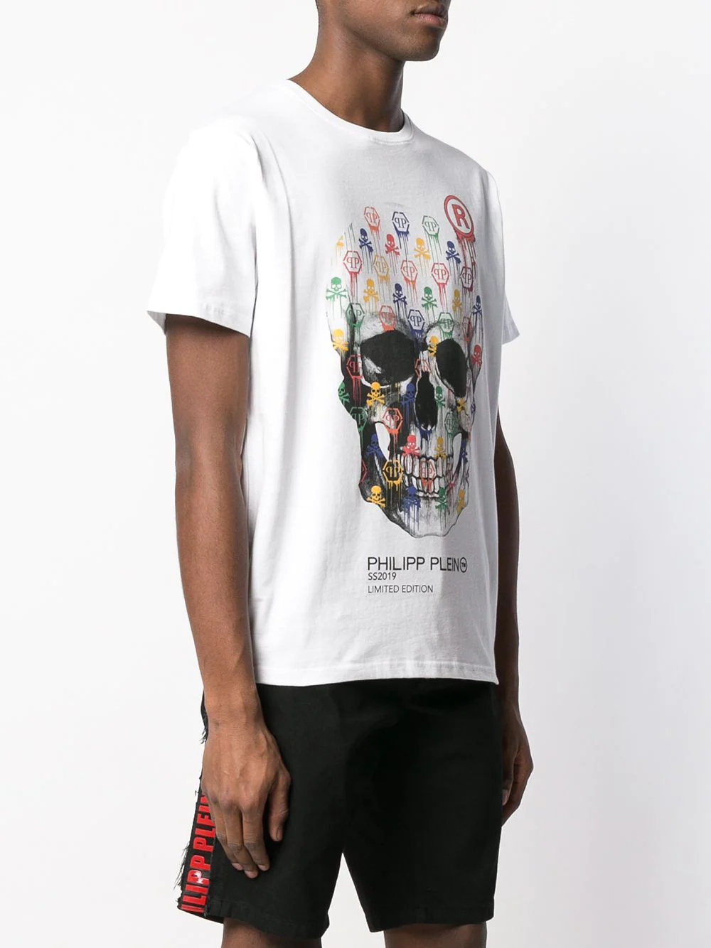 skull print T-shirt - 3