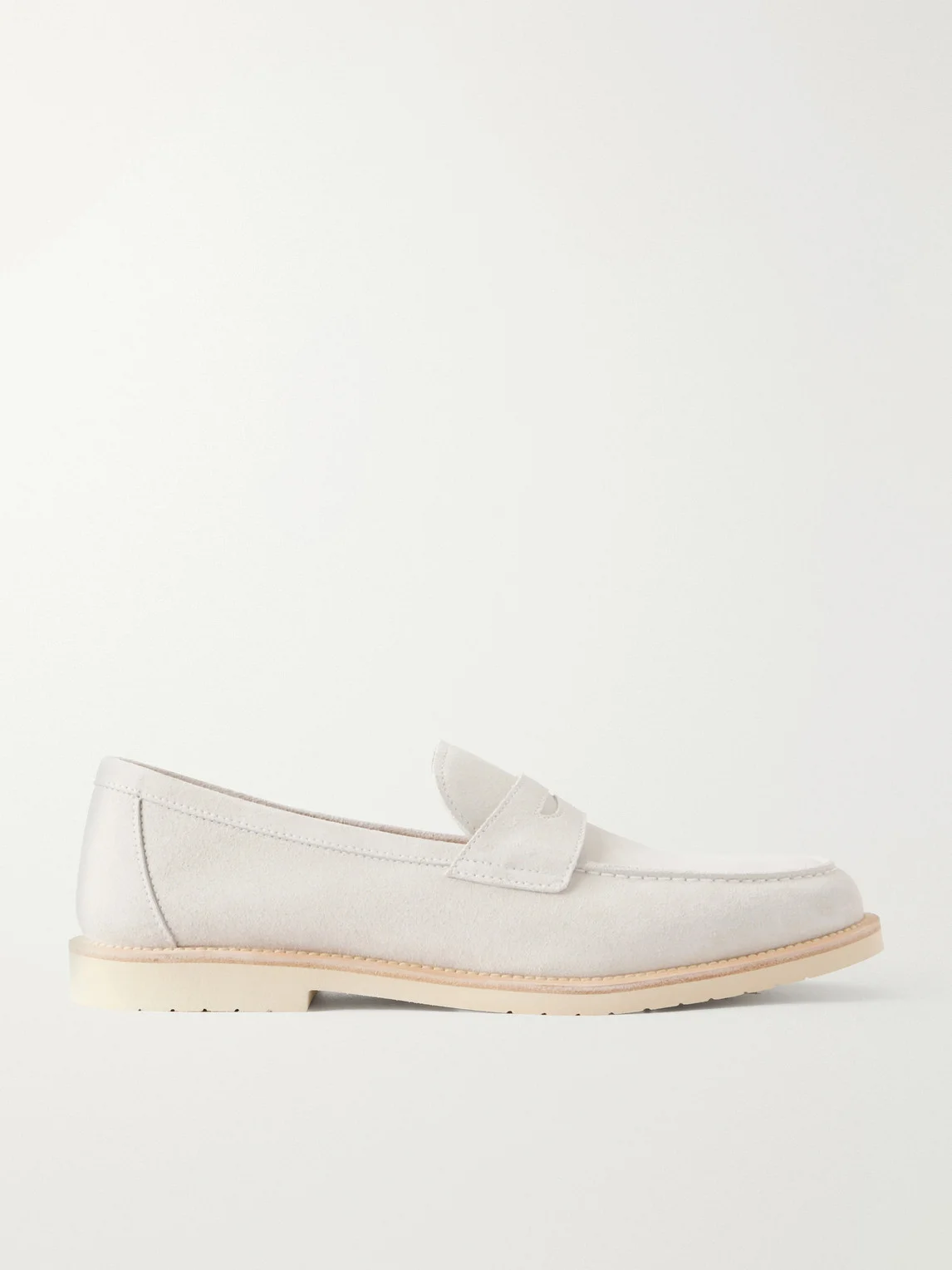 Suede Penny Loafers - 1