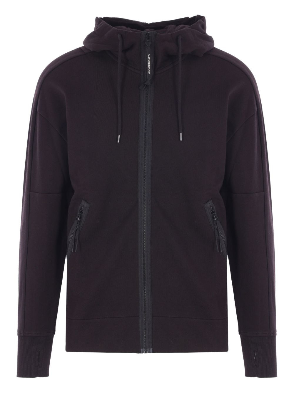 C.P. Company Men Sweatshirts Hooded Open In Diagonal Raised Fleece - 3