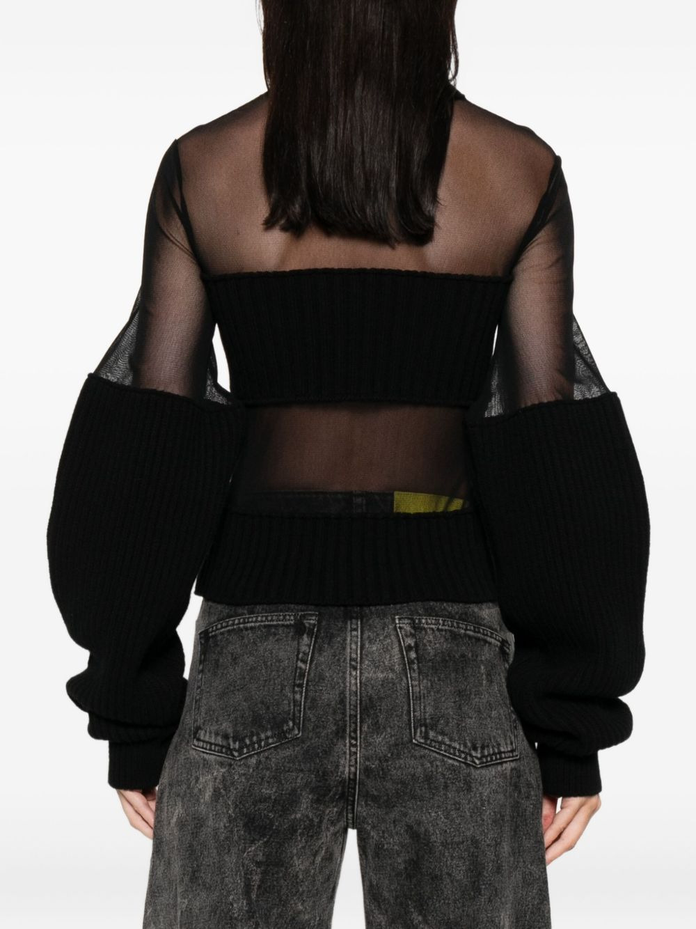 cropped sweater - 4