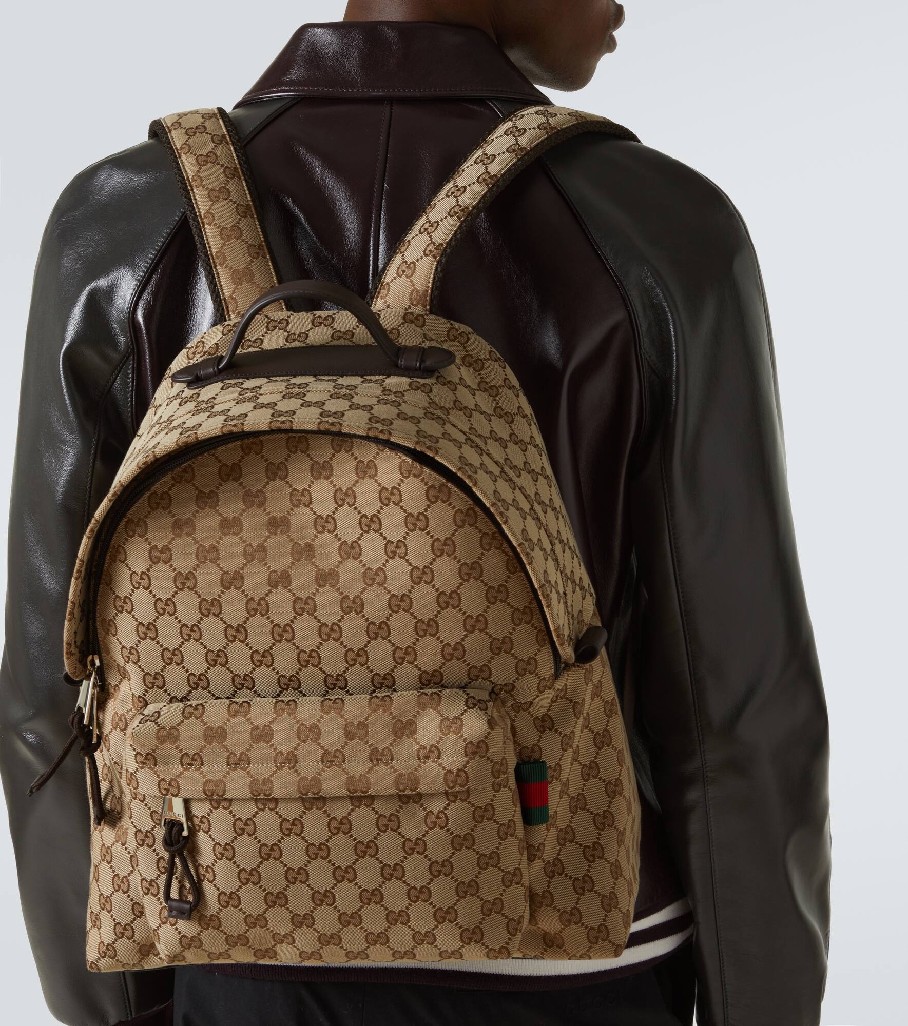 GG Canvas Medium backpack - 3