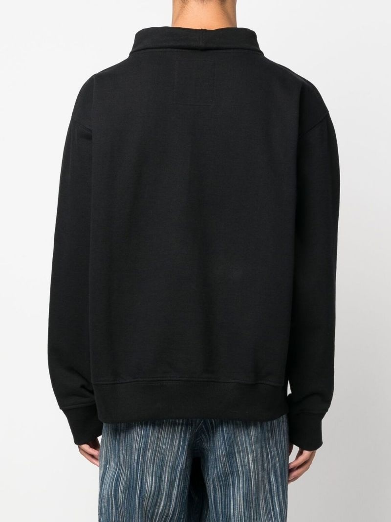 roll-neck logo-print sweatshirt - 4