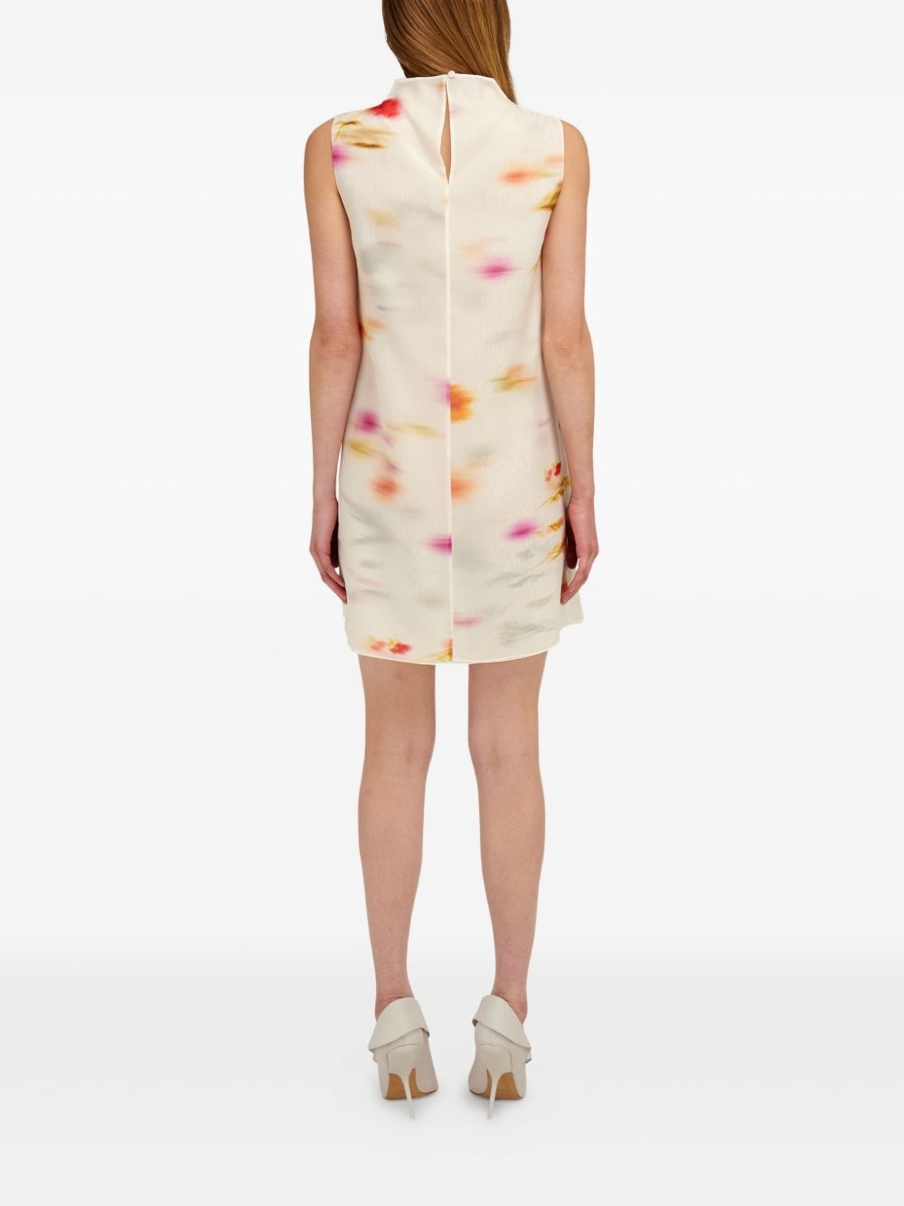 Blossom-print mini dress - 3