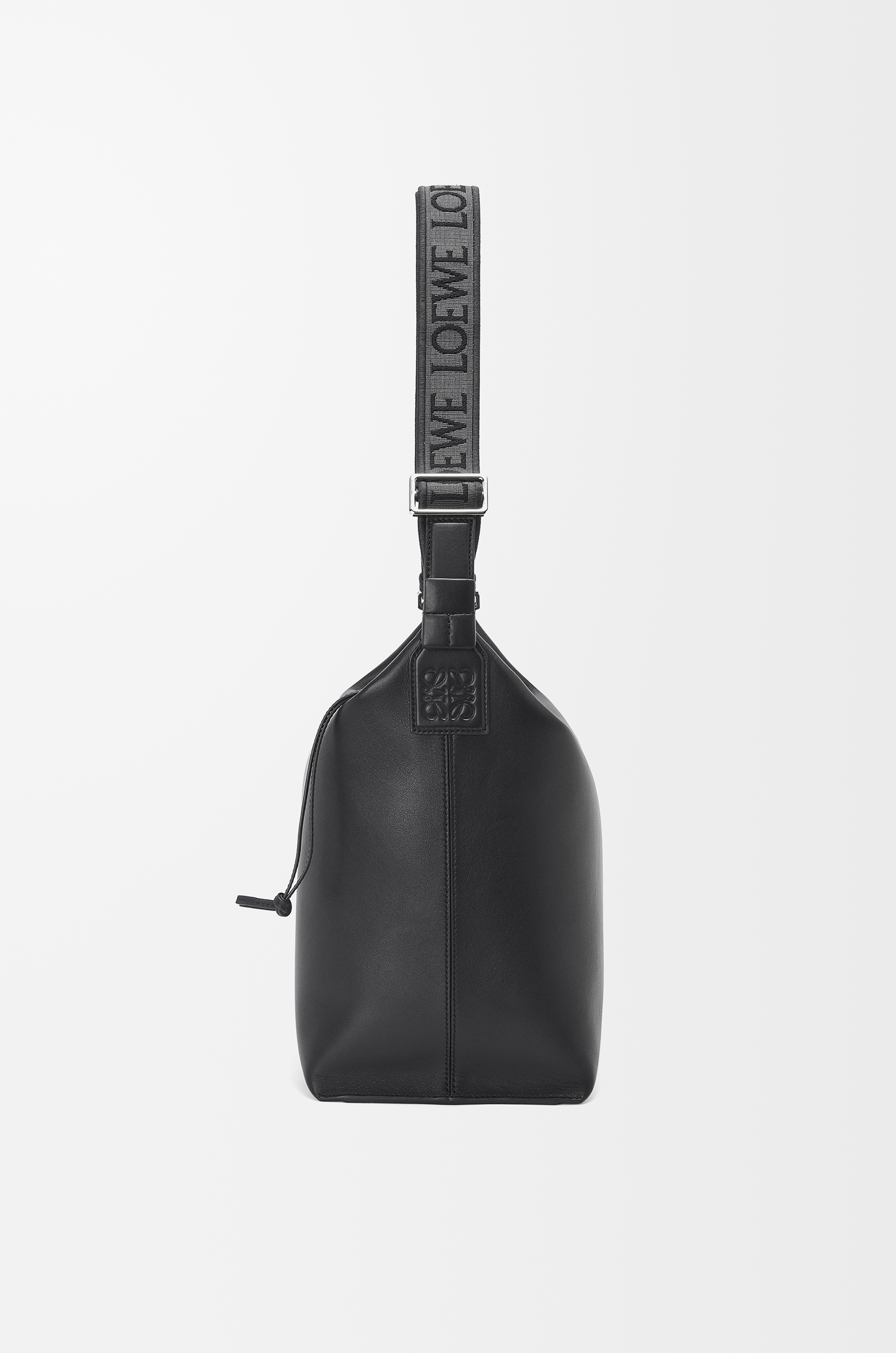 Cubi Crossbody bag in supple smooth calfskin and jacquard - 3