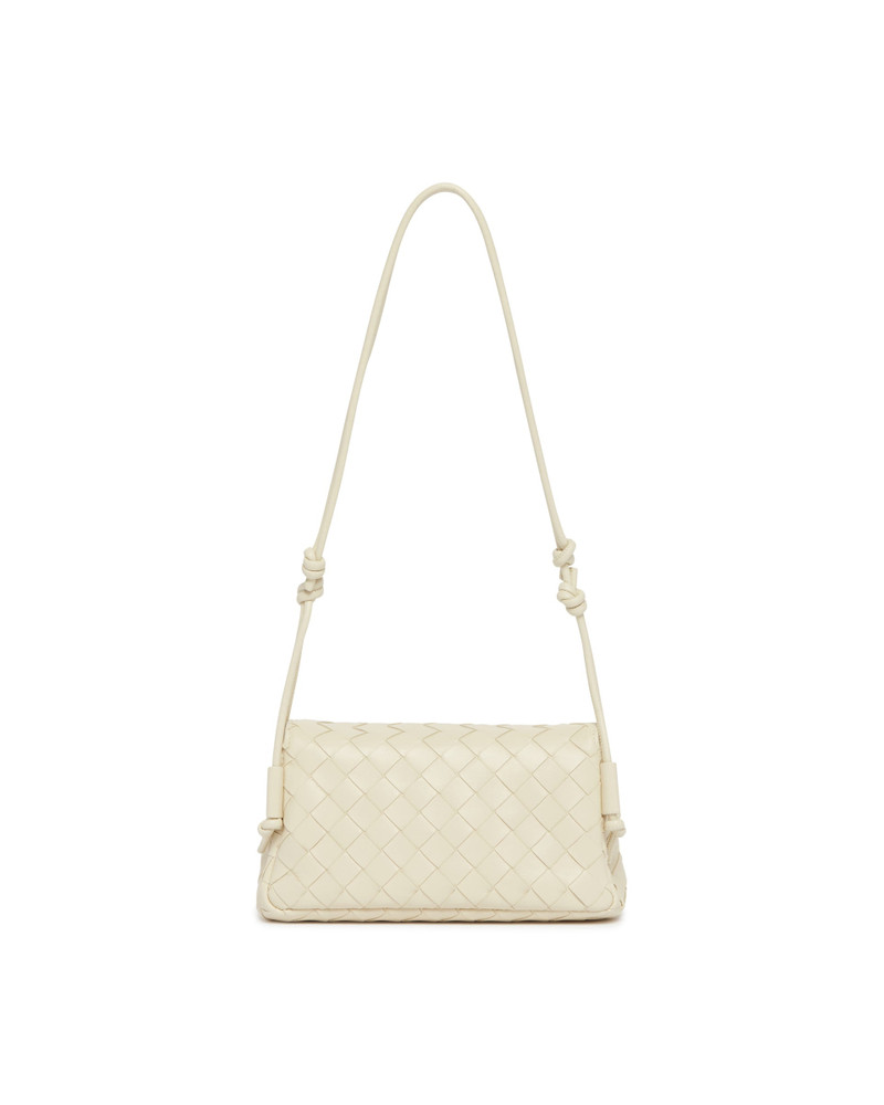 White Leather Notturno Clutch 7