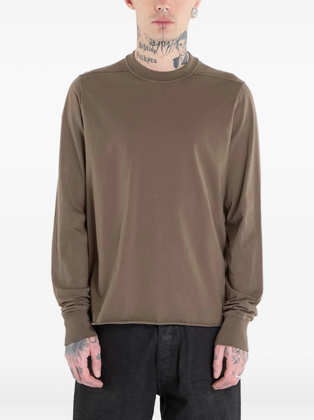 long-sleeved crew-neck T-shirt - 1