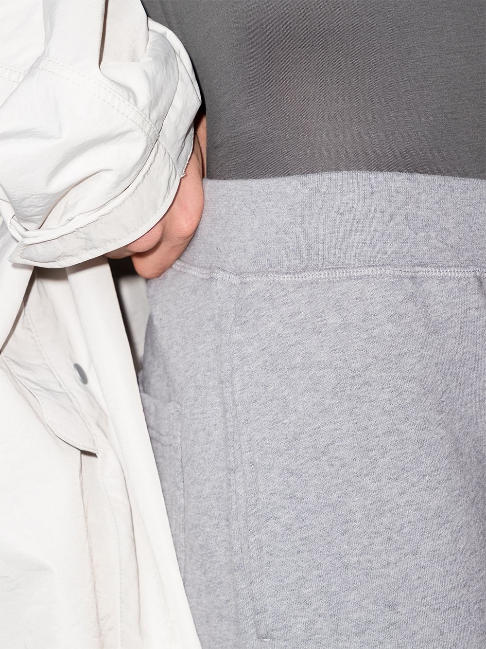 cotton tapered track pants - 4