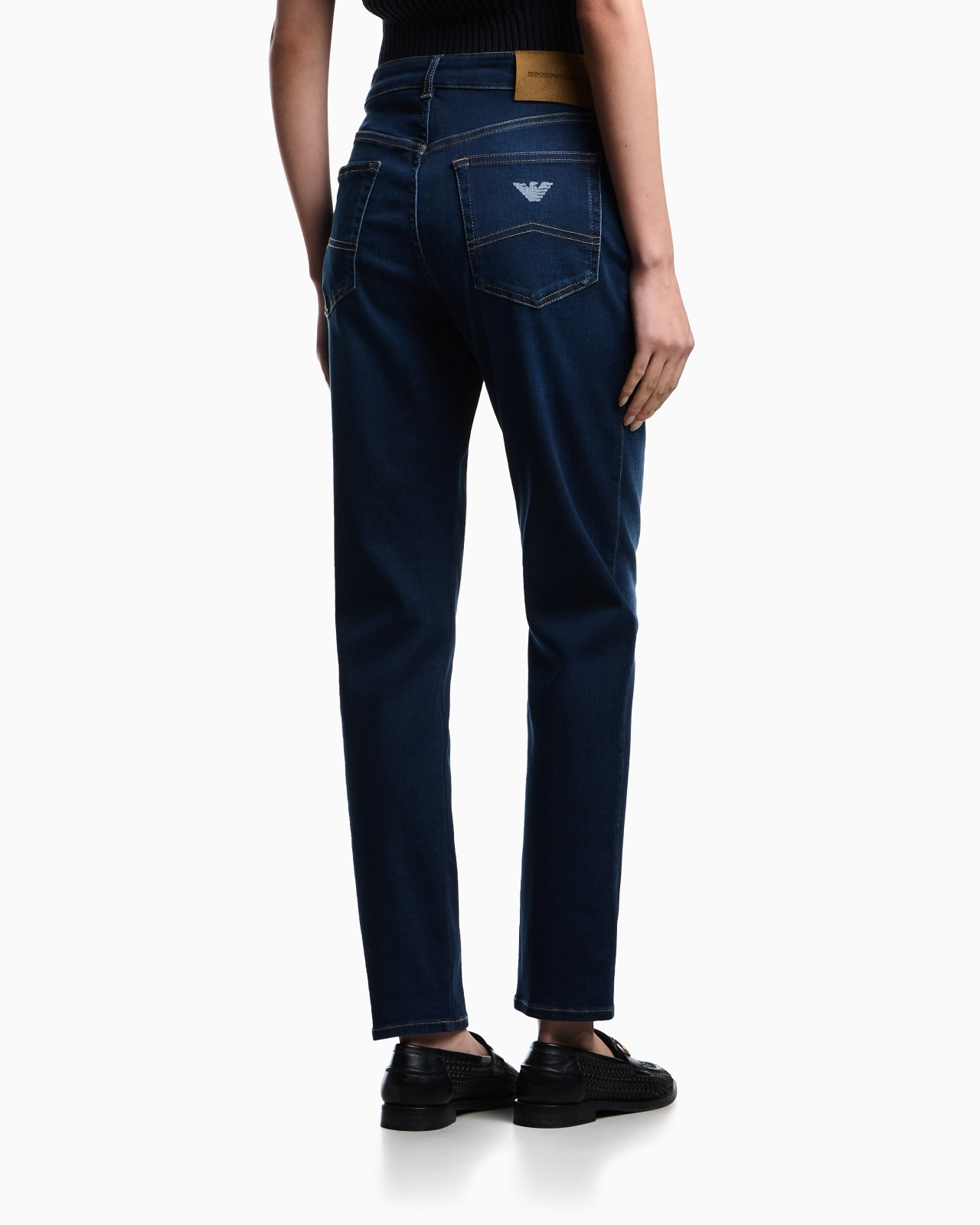 J36 MID-RISE, STRAIGHT-LEG, STRETCH-DENIM JEANS - 3