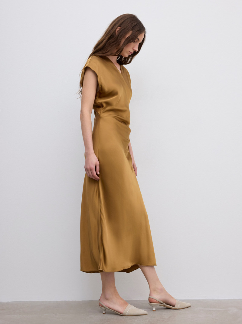 House of Dagmar Fluid V-neck Dress outlook