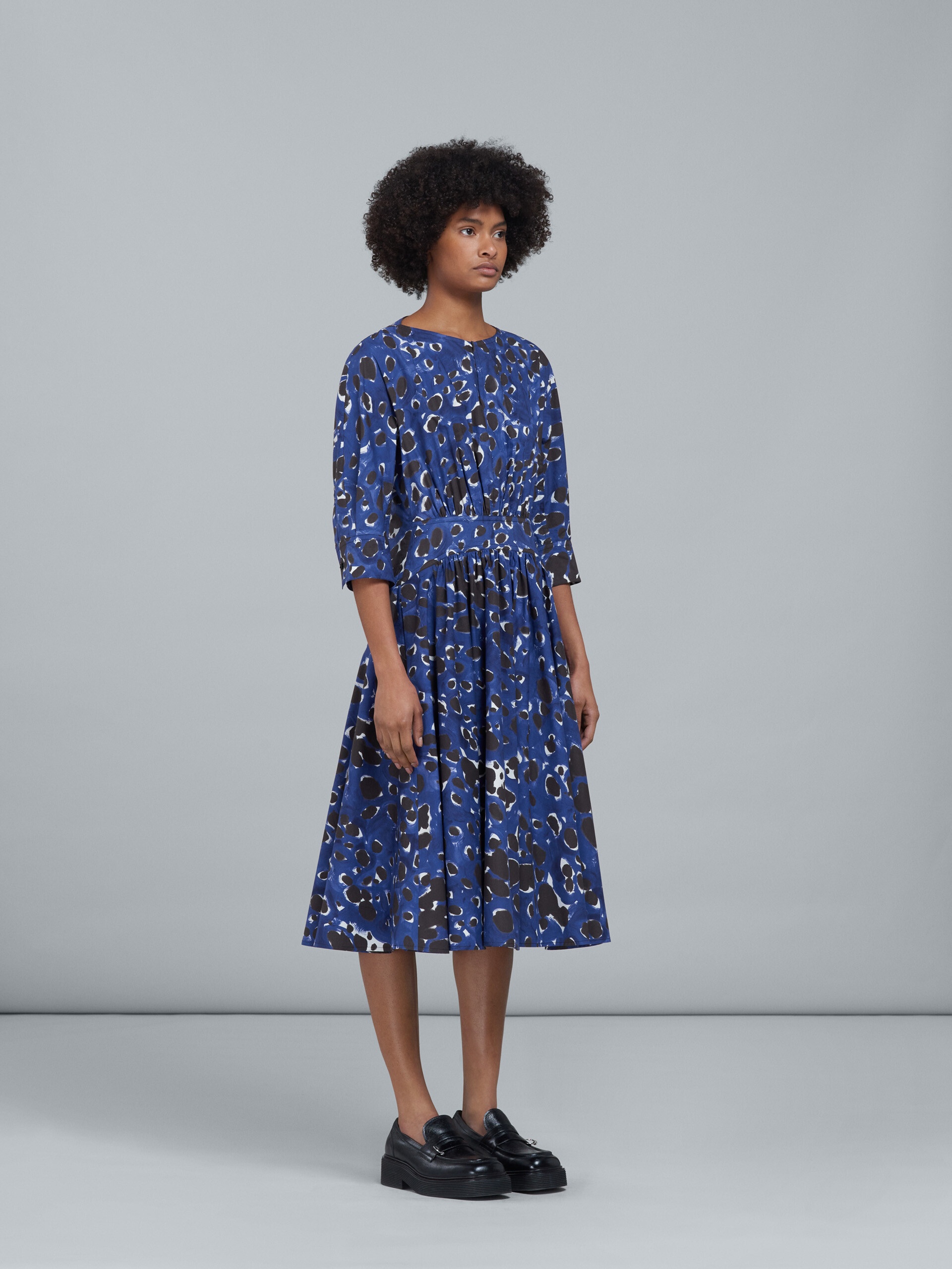 POP DOTS PRINT POPLIN DRESS - 6