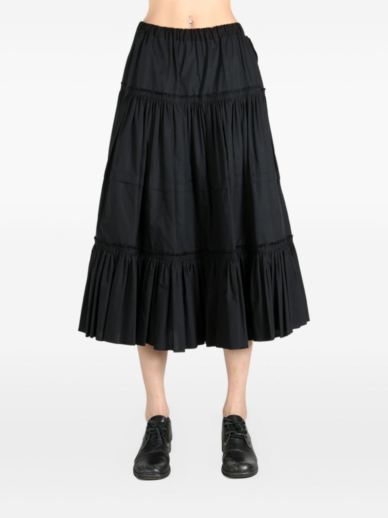 TAO Comme Des Garçons cotton midi skirt outlook