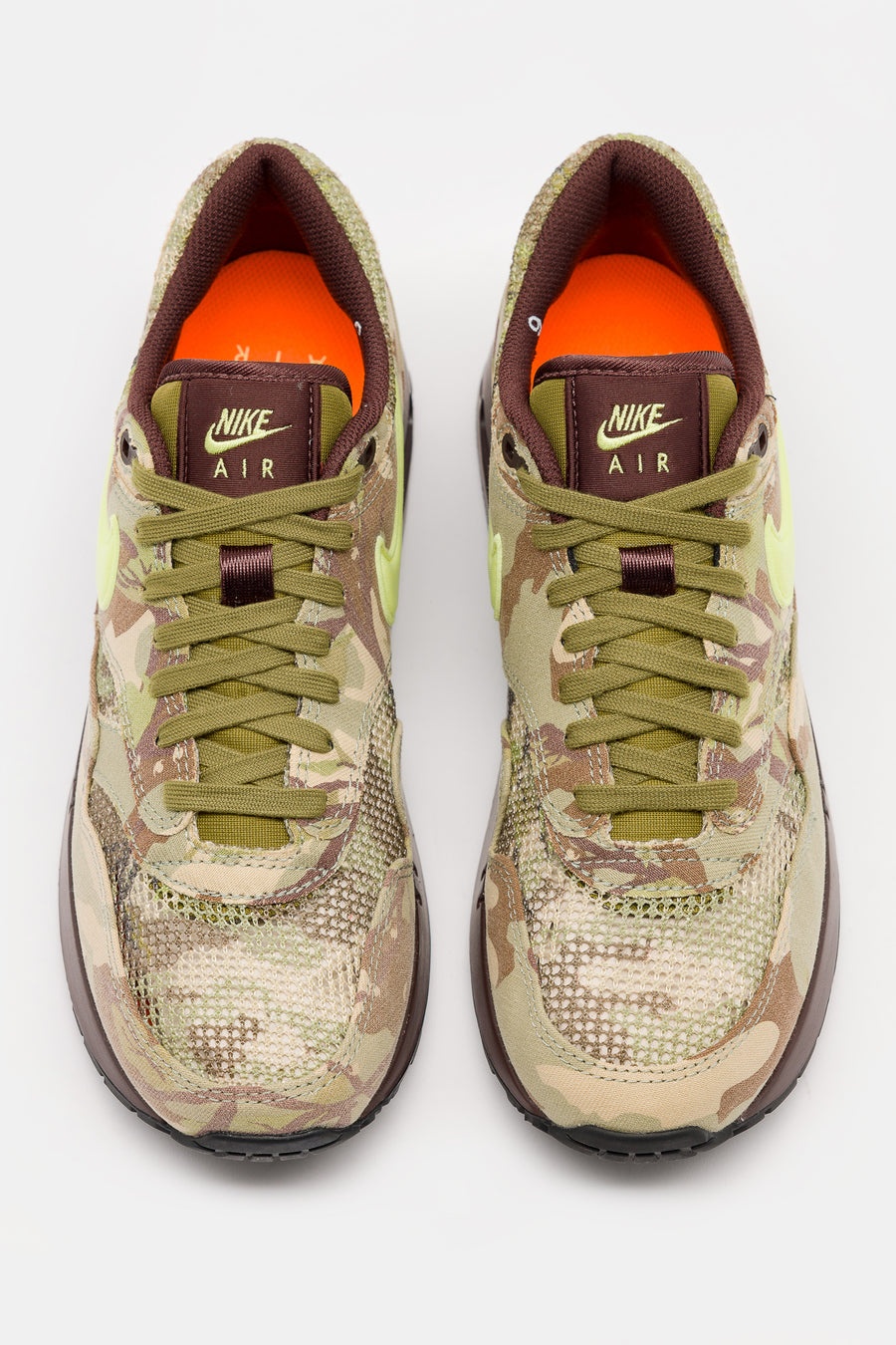 Air Max 1 '86 OG Sneaker in Earth/Light Lemon Twist/Oil Green - 3