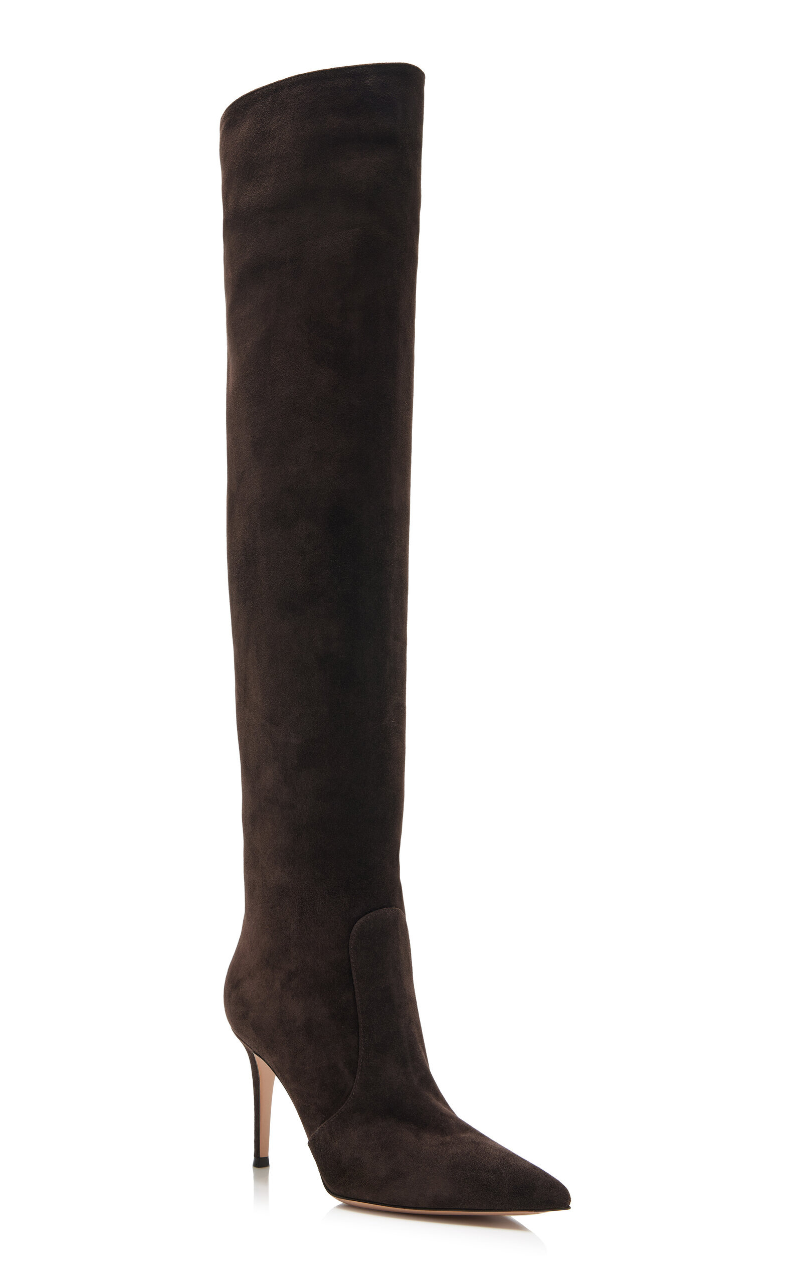 Hansen Cuissard Suede Over-The-Knee Boots brown - 5