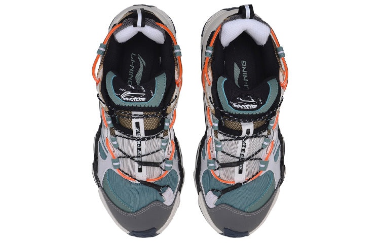 (WMNS) Li-Ning X-Claw 'Brown Green Orange' AGLQ014-4 - 4