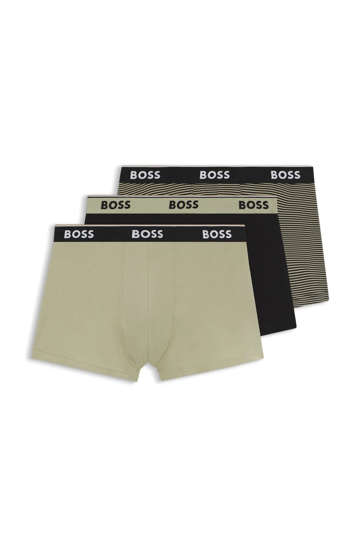 THREE-PACK OF TRUNKS WITH LOGO WAISTBANDS - 1