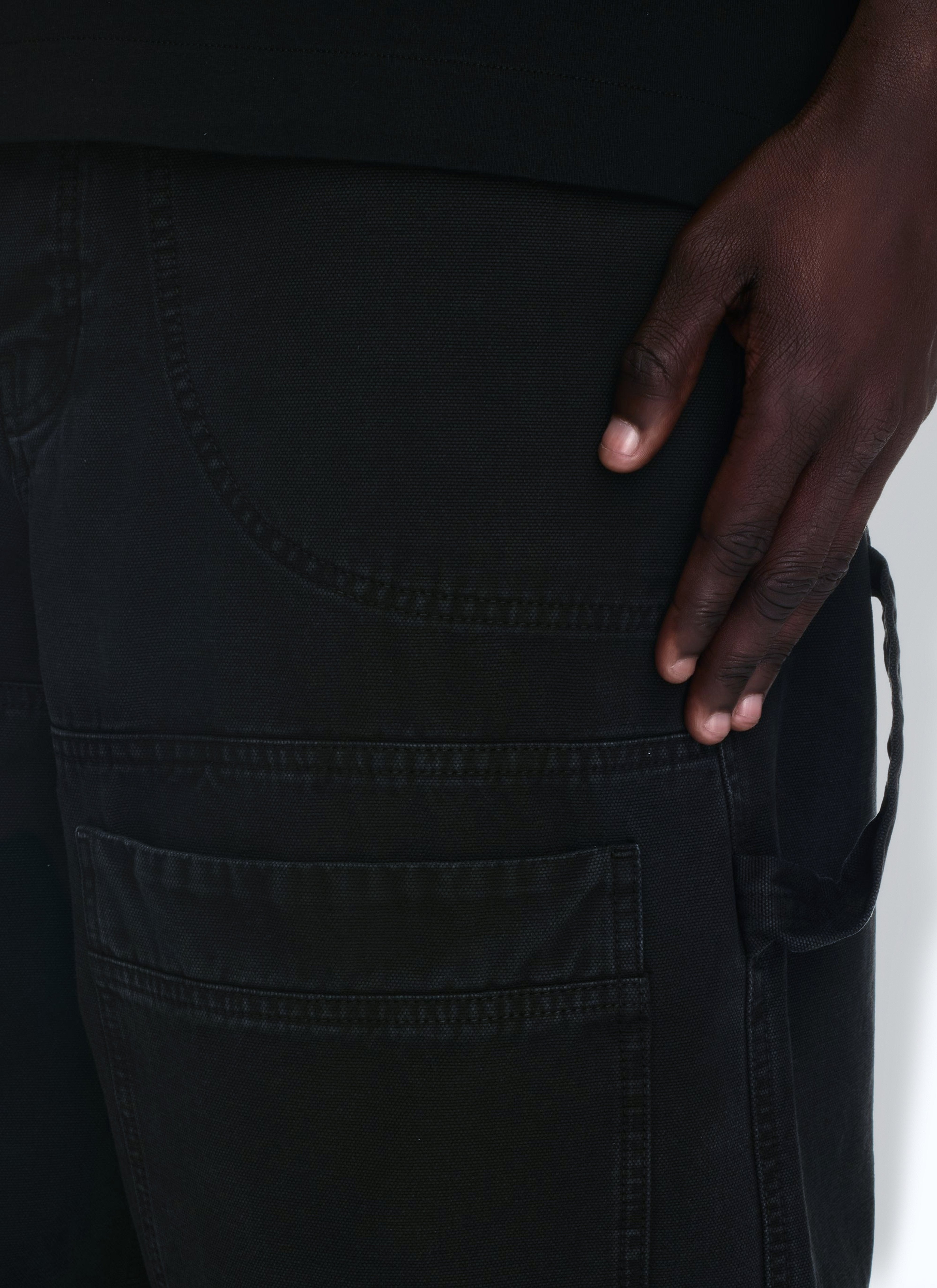 Off White Men Canvas Carpenter Pants - 4