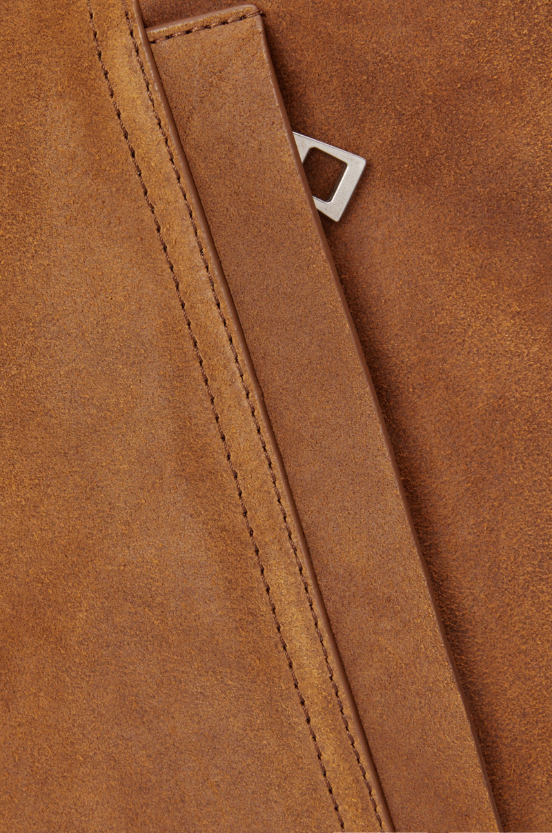 Flamenco backpack in pressed suede 5