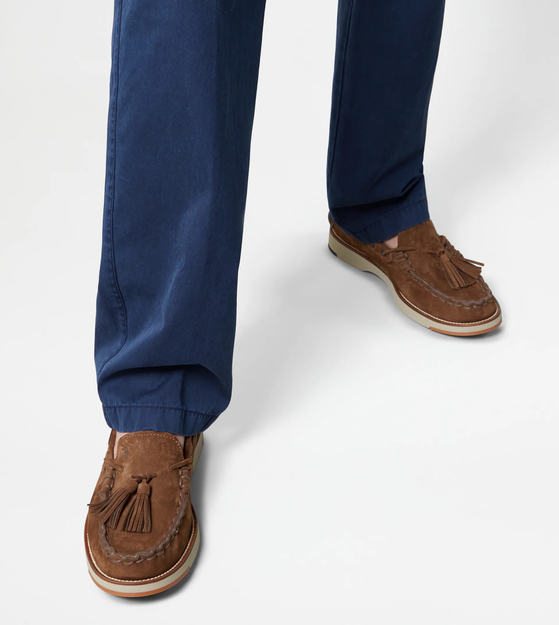 LOAFERS IN NUBUCK - BROWN - 2