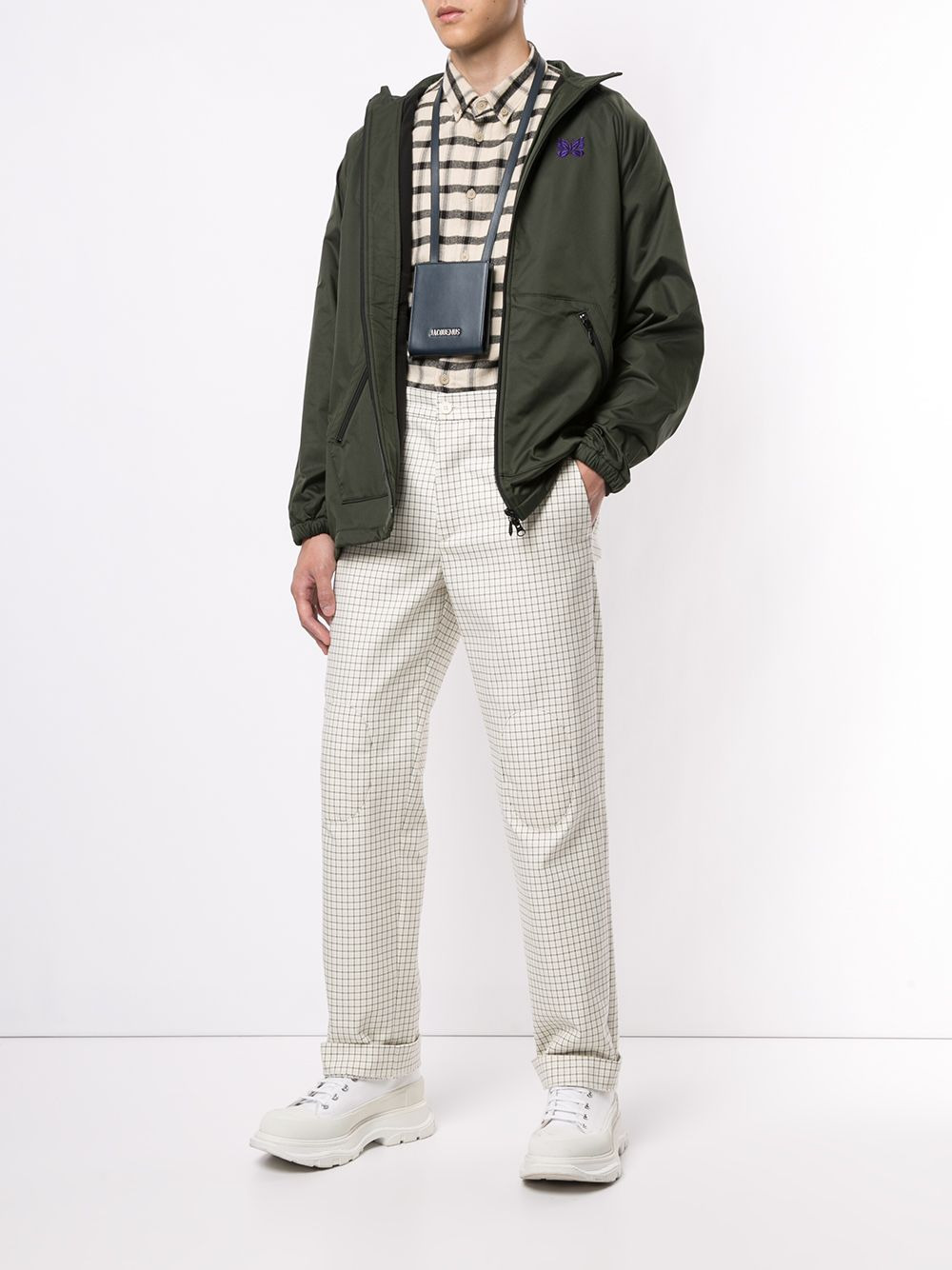 butterfly embroidered lightweight jacket - 2