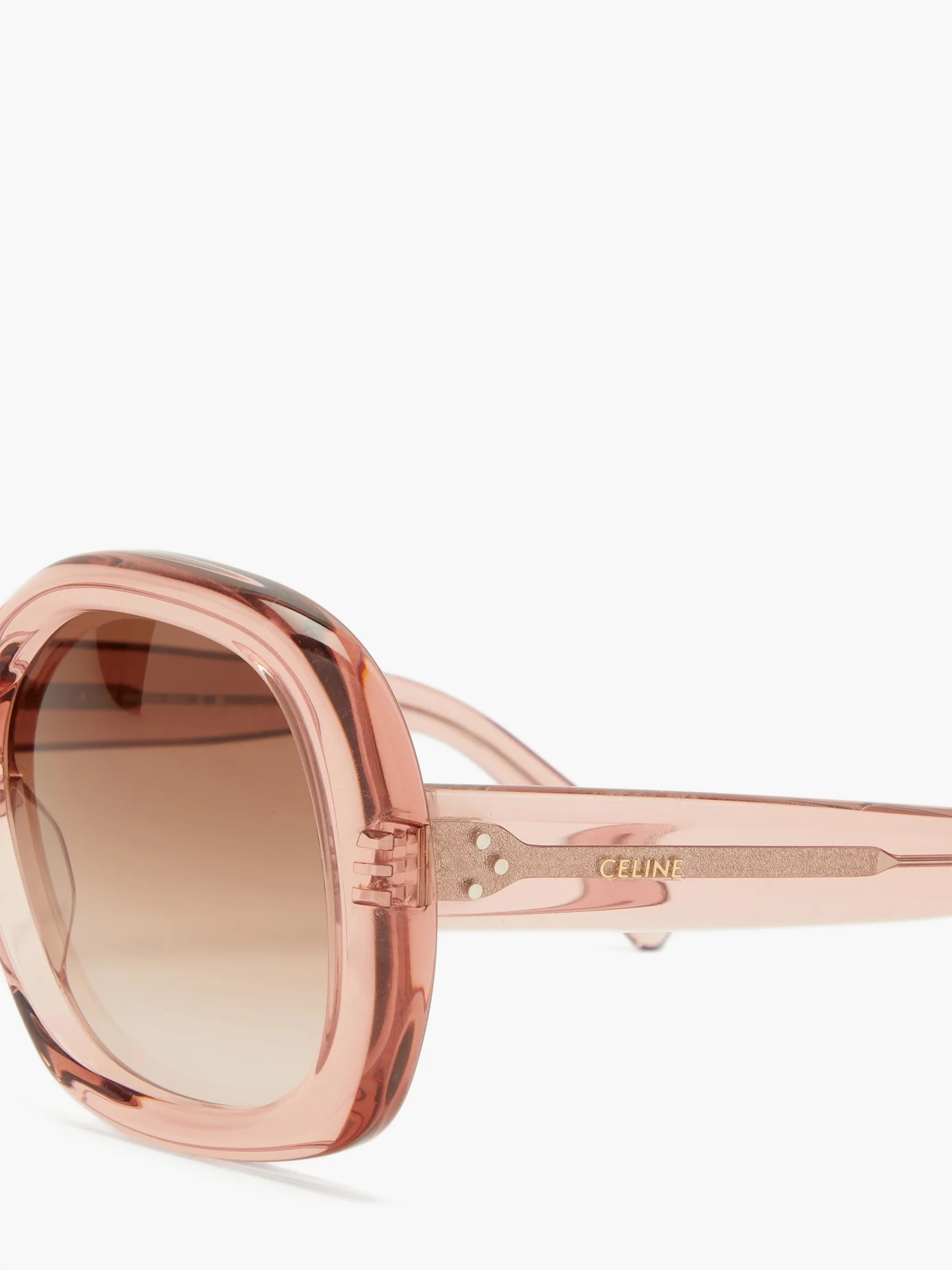 Oversized gradient-lens acetate sunglasses - 4