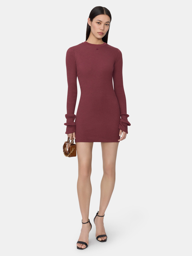 AMIRI WOMEN'S MA LONG SLEEVE MINI DRESS outlook