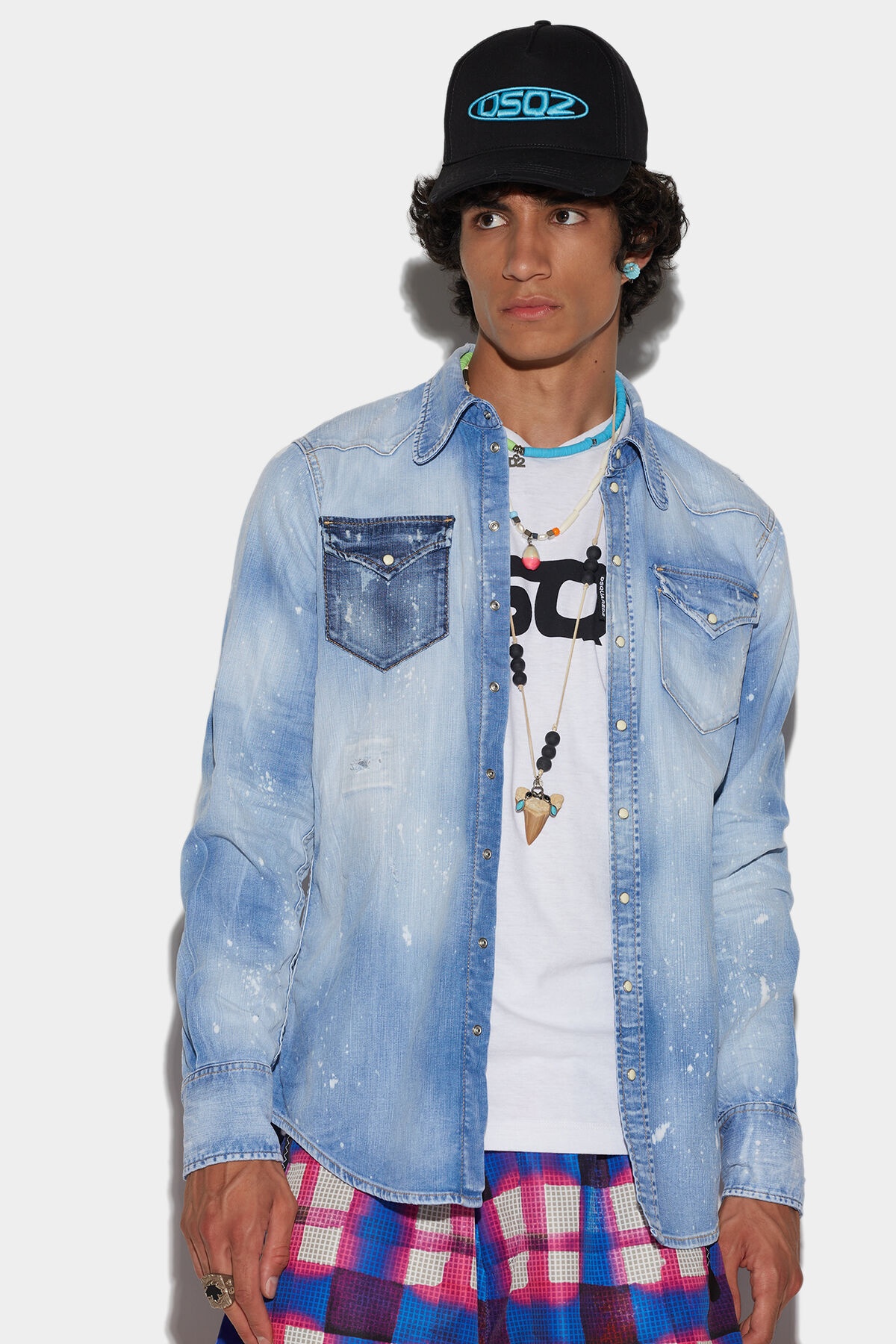 LIGHT WASH BOB SHIRT - 1