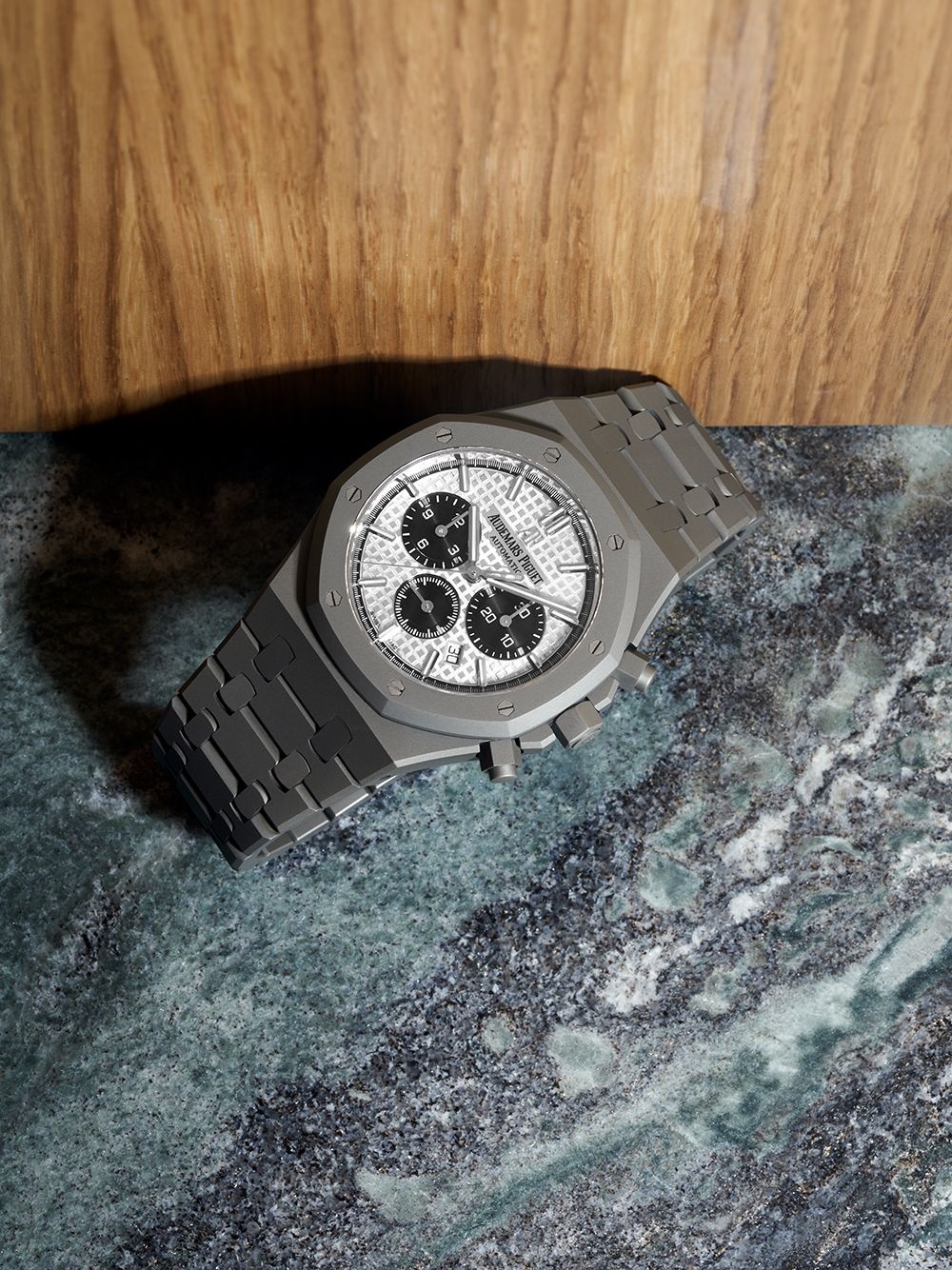 customised pre-owned Audemars Piguet Royal Oak Chronograph 41mm - 7