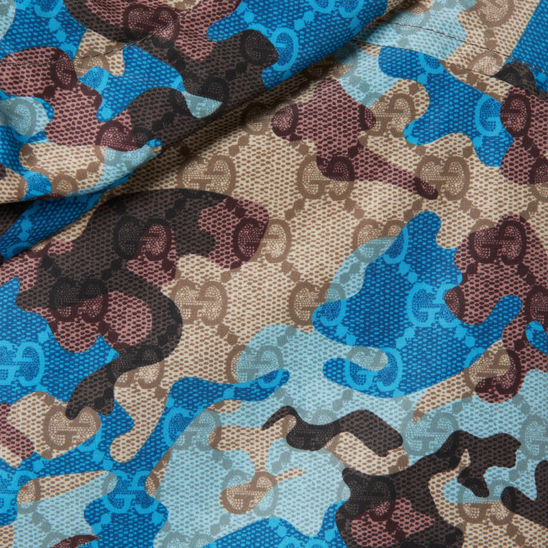 Printed technical poplin zip jacket 6