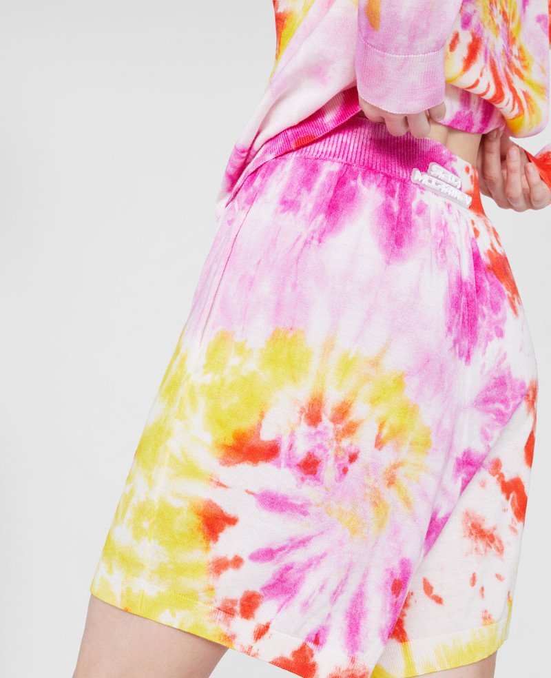 Splatted Print Knit Shorts 4